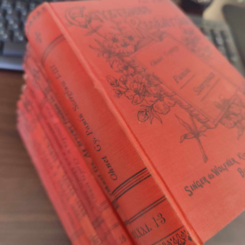 Ohnet Gyrgy - 6db Ohnet Gyrgy regny az Egyetemes Regnytr sorozatbl 11 ktetben KNYVMENT AJNLAT Pris kirlya I-III., A bnya I-II, t a szerelemhez I-II, A kpvisel lenya, Az rvny fenekn I-II, Panin Szergiusz I-III.