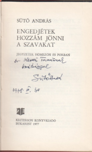 St Andrs - Engedjtek hozzm jnni a szavakat (Dediklt)