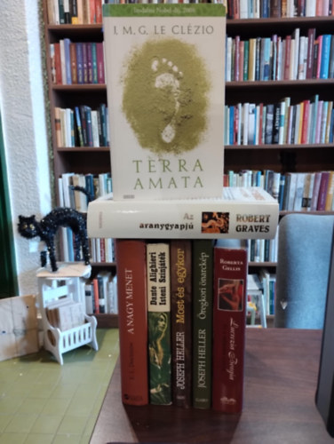 E. L. Doctorow, J.M.G. Le Clzio, Roberta Gellis, Joseph Heller, Dante Alighieri, Robert Graves - Vilgirodalmi knyvcsomag 7 darabos KNYVMENT AJNLAT: A nagy menet, Terra Amata, Lucrezia Borgia s a mrgek anyja, regkori narckp, Most s egykor, Isteni sznjtk