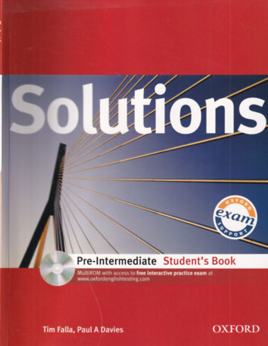 Tima Falla; Paul A Davies - Solutions Pre-Intermediate I-II.: Student's Book s munkafzet
