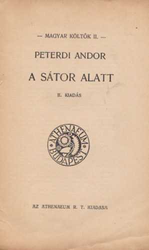 PETERDI ANDOR - A STOR ALATT