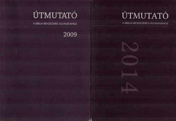 Tamsy Tams (szerk.) - 2 db tmutat a Biblia rendszeres olvasshoz.