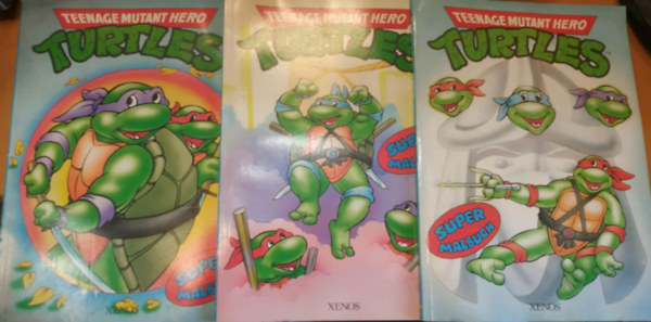 3 db Teenage Mutant Hero Turtles kifestő