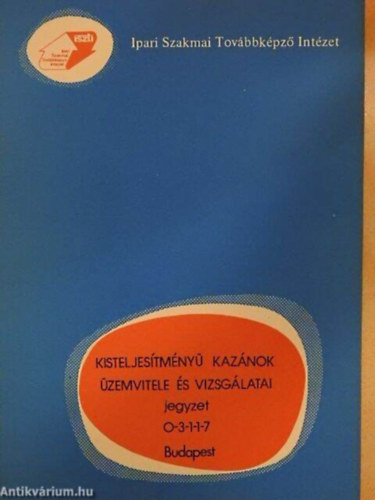 Tth Kroly - Kisteljestmny kaznok zemvitele s vizsglatai jegyzet 0-3-1-1-7