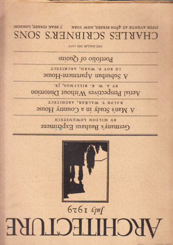 Architecture 1929. July