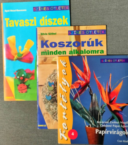 sz�nes �tletek (kreat�v hobby csomag 3db)