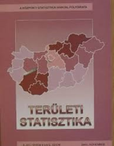Területi statisztika 4. (41.) évfolyam 5.szám 2001. szeptember