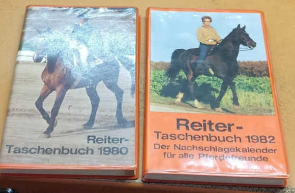 Ensslin & Laiblin Verlag - Reiter-Taschenbuch 1980 + 1982 - Der Nachschlagekalender für alle Pferdefreunde (2 kötet)