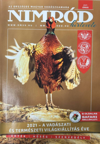 Nimród - Az Országos Magyar Vadászkamara hírlevele - 2021/június