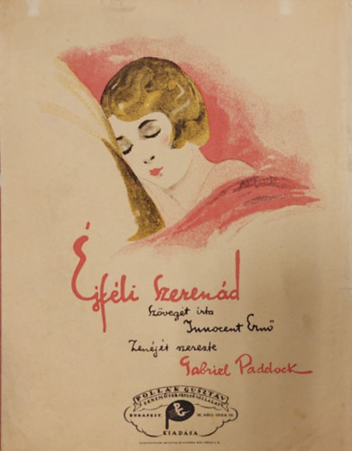 Innocent Ernő, Gabriel Paddock - Éjféli szerenád (kotta)