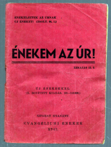 Nincs felt�ntetve - �nekem az �r! - Evang�liumi �nekek (1947)
