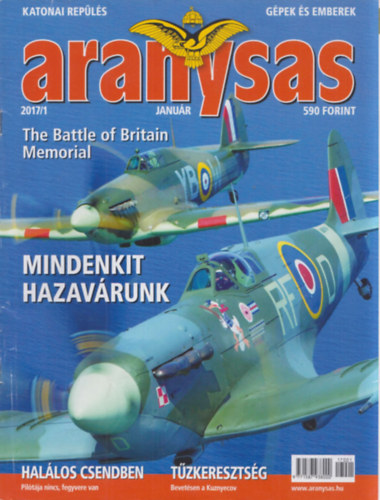 T�r�s  Istv�n (F�szerk.) - Aranysas 2017/1-12. (teljes �vfolyam, lapsz�monk�nt)