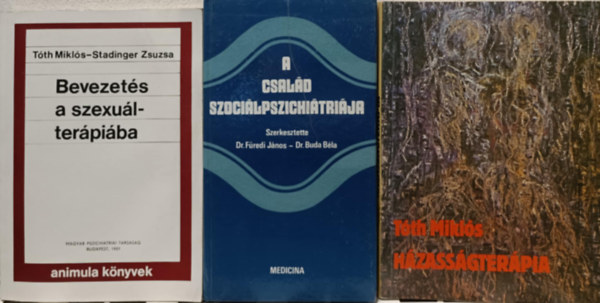 Dr. Buda Bla-Dr. Fredi Jnos, Tth Mikls - Csaldterpis knyvcsomag