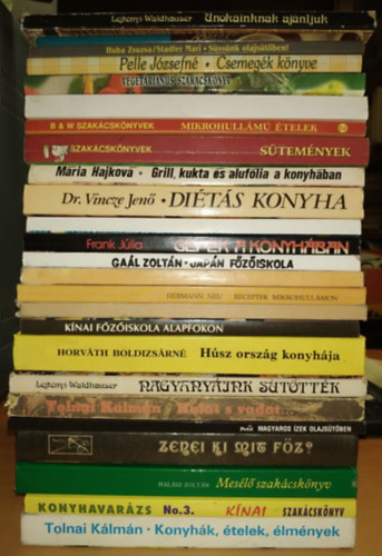 Pelle Jzsefn, Tolnai Klmn, Halsz Zoltn, Frank Jlia, s msok - 25 db Szakcsknyv, vegyes tma, szerz - Cmek a termklersban