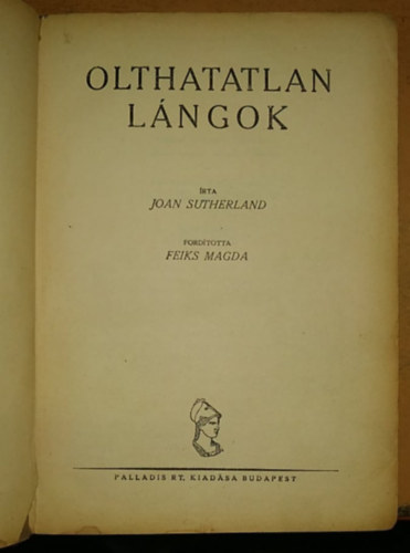 Sz. M�rta M�ria - Olthatatlan l�ngok