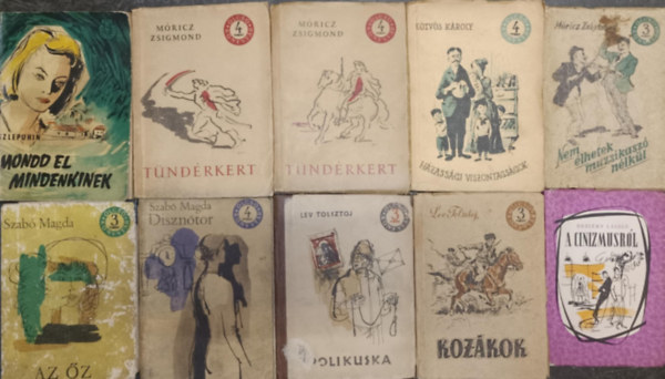 Lev Tolsztoj, Magda Szab, Dezsry Lszl:, Mricz Zsigmond, Jurij Szlepuhin, Etvs Kroly - Vilgirodalmi knyvcsomag