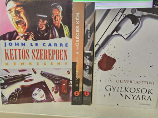 John le Carr, Alex Berenson, Oliver Bottini - 4db krimi, KNYVMENT AJNLAT: Ketts szerepben+ A hsges km+ A zebra dala+ Gyilkosok nyara