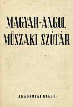 Nagy Ern-Klr Jnos - Magyar-angol mszaki sztr