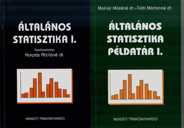 Dr. Korps Attiln, Molnr Mtn dr;Tth Mrtonn - ltalnos statisztika I. + ltalnos statisztika pldatr I. (2 ktet)