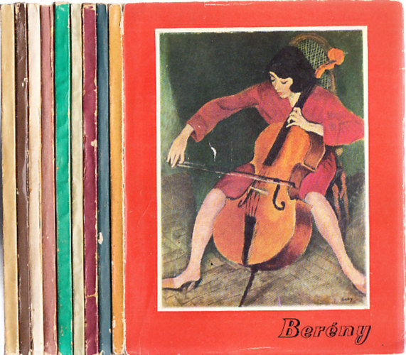 A Mvszet Kisknyvtra (9 db.): Berny + Daumier + Rouault + Andreescu + Courbet + Delacroix + Toulouse-Lautrec + Bernth + Picasso