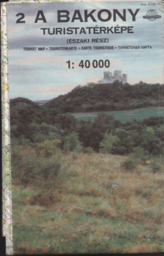 A Bakony turistatrkpe (szaki rsz)