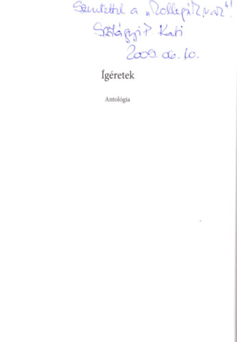 Szecsdy Pter (szerk.) - gretek - dediklt