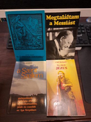 H.L. Heijkoop, Cliff Richard, Ruth Paxon - 4 db vallási témájú KÖNYVMENTŐ AJÁNLAT: Megtaláltam a Messiást+Élő víznek folyamai+Te, én és Jézus+A Szent Szellem