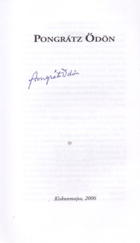 Kozma Huba - Pongrtz dn (alrt) Dediklt