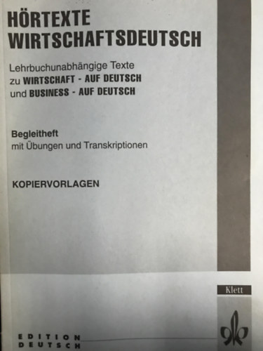 Weermann, Wolfgang - Hrtexte Wirtschaftsdeutsch