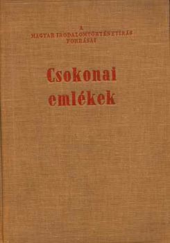 Vargha Bal�zs (szerk) - Csokonai eml�kek