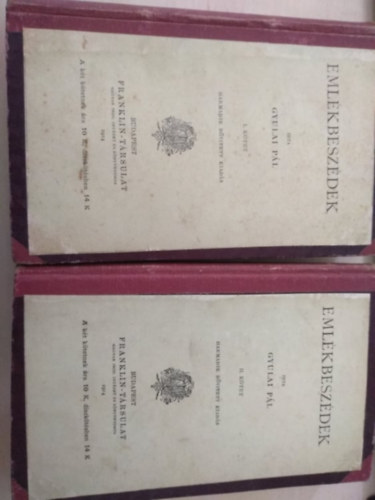 Gyulai P�l - Eml�kbesz�dek I-II.