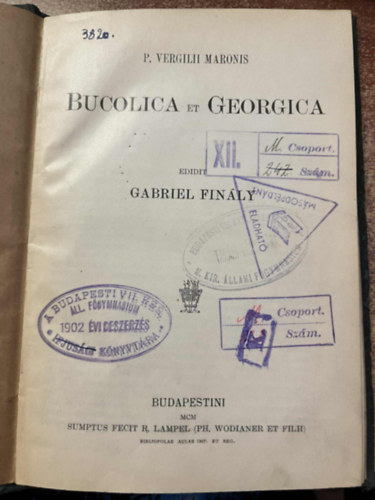 P. Virgilii Maronis - Bucolica et Georgica
