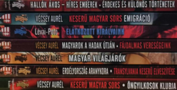 Vcsey Aurl, Hallk kos, Lvai-Pot - 7 db Vagabund trtnelmi ktet