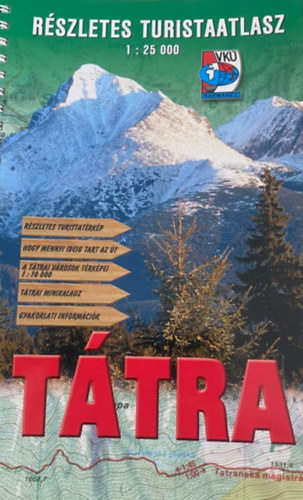 Tátra részletes turistaatlasz 1:25 000