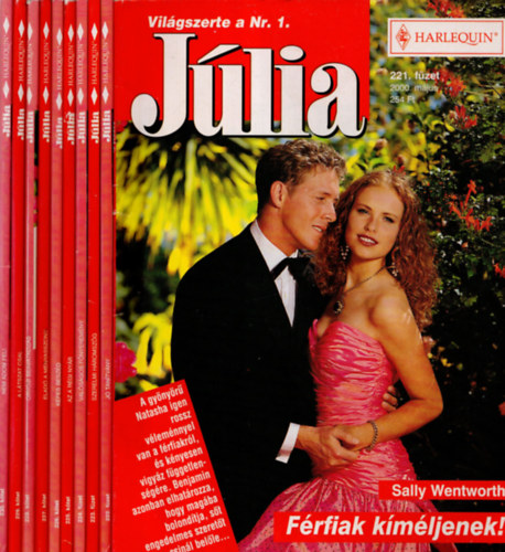 Susan Napier, Amanda Browning, Sara Craven - 10 db Jlia magazin 221-230. fzet ( Frfiak kmljenek! J tantvny, Szerelmi hromszg, Valsgos fnyeremny, Az a rgi nyr, Kpes beszd, Elad a menyasszony, Orvosi beavatkozs, A ltszat csal, Nem adom fel!