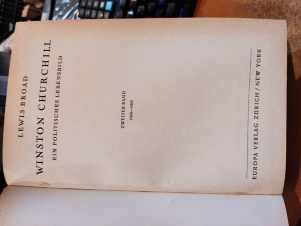 Lewis Broad - Winston Churchill - Zweiter Band, német nyelvű