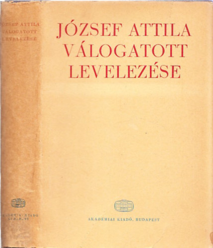 József A. - József Attila válogatott levelezése