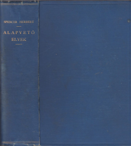 Spencer Herbert - Alapvet elvek