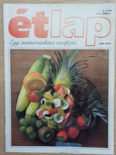Liscsinszky Bla - tlap 1992/prilis - egy mesterszakcs receptjei