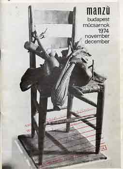 Giacomo Manz olasz szobrsz killtsa (Budapest, Mcsarnok, 1974)