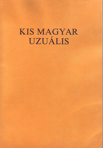 Kis magyar uzulis - Fggelk "Az dvssg trtnete" hittanknyvhz