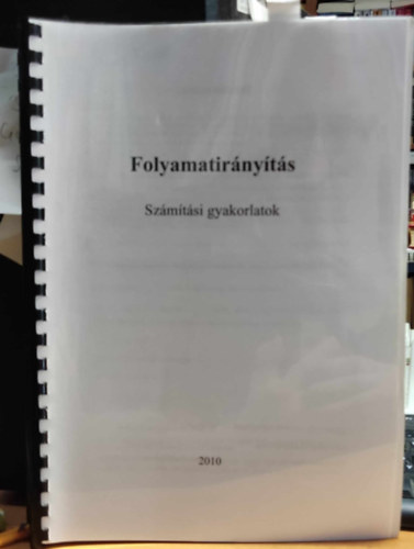 Dr. Borus Andor - Folyamatirányítás - Számítási gyakorlatok
