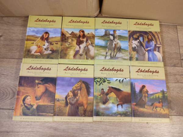 Kathleen Duey - Lódobogás könyvcsomag (Katie és a musztáng sorozat 1-4. + Lara sorozat 1-4.)