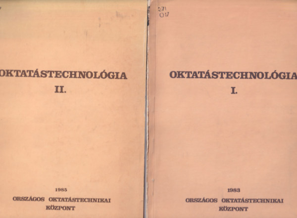 Bartsch Ivn, Bitter Ferenc, Ferenczi Jzsef - Oktatstechnolgia I-II.