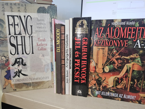 Terah Kathryn Collins, Damien Forrestal, Janette Rainwater, Arthur P. Fitt, Paul Yonggi Cho, Graham Hancock, Berente gi - 8db ezoterikus ktet, KNYVMENT AJNLAT: Feng Shui- A trrendezs si mvszete+ Feng Shui a harmonikus kert rme+ D. L. Moody lete+ Kathar lmosknyv+ Az ngygyts mvszete+ Negyedik dimenzi+ Jel s pecst+ Az lomfejt