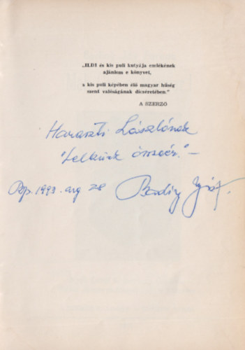 Badiny Js Ferenc - Mah-Gar a Magyar...! (Dediklt)