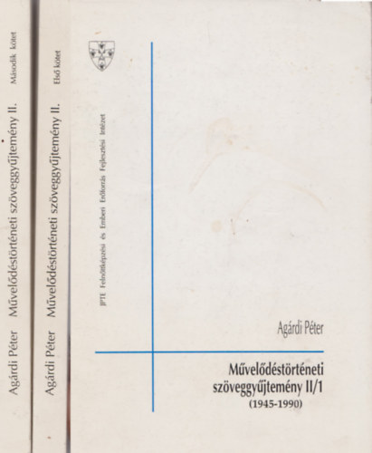 Ag�rdi P�ter - M�vel�d�st�rt�neti sz�veggy�jtem�ny II/1-2.