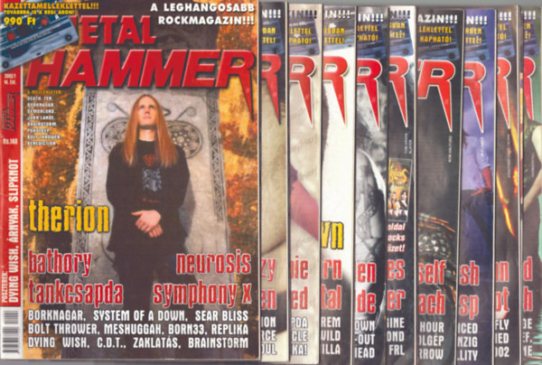 Cseltei Lszl (szerk.), Lnrd Lszl (szerk.) - Metal Hammer 2002/1-11. szmok