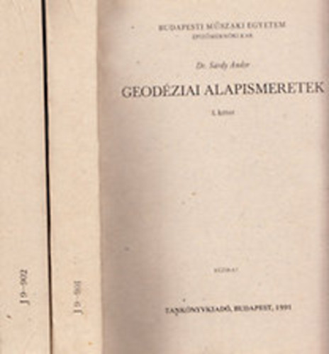 S�rdy Andor dr. - Geod�ziai alapismeretek I-II. (K�zirat)