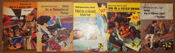 Mattyasovszky Jen - 5 ktet Mattyasovszky Jen Hd sorozatbl: Hd s a manzs titka, Hd s a liszaboni futr, Hd s a rmlt ksrtet, Hd  s a picike ember, Hd s a lbon jr rlet
